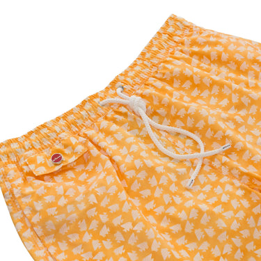 Kiton Marine Life Swim Shorts in Orange - SARTALE