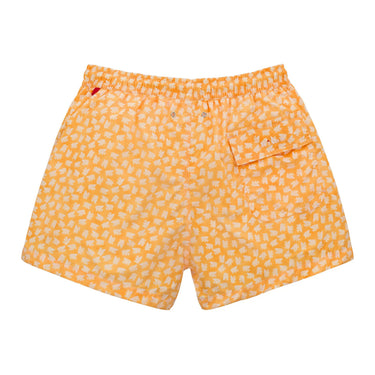 Kiton Marine Life Swim Shorts in Orange - SARTALE