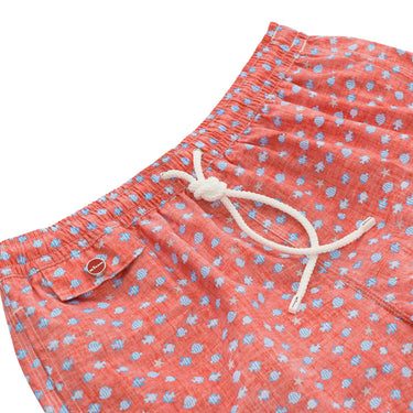 Kiton Marine Life Swim Shorts in PInk - SARTALE