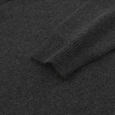 Malo Cashmere Turtleneck Sweater in Dark Grey - SARTALE
