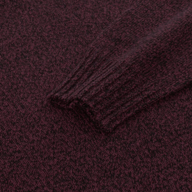 Malo Cashmere Turtleneck Sweater in Purple Melange - SARTALE