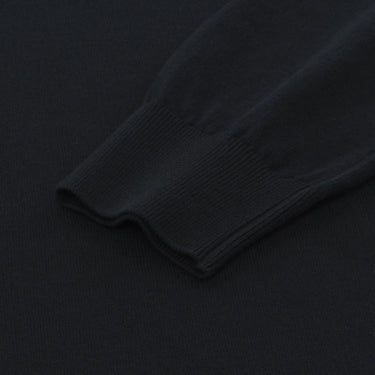 Malo Cotton Pullover in Dark Blue - SARTALE