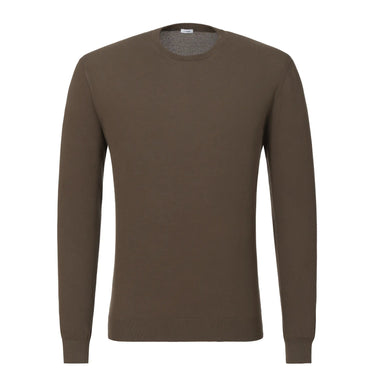 Malo Cotton Pullover in Marrone Brown - SARTALE