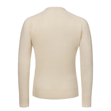 Malo Knitted Cashmere Cream White Sweater - SARTALE