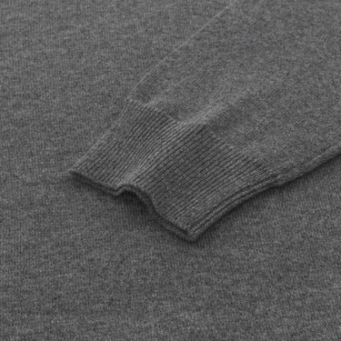 Malo Knitted Cashmere Sweater in Grey - SARTALE