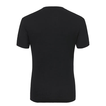 Malo Linen Crew-Neck T-Shirt in Dark Blue - SARTALE