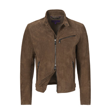 Ralph Lauren Calf Suede Bomber - SARTALE