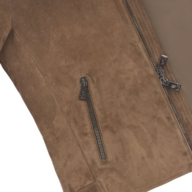 Ralph Lauren Calf Suede Bomber - SARTALE