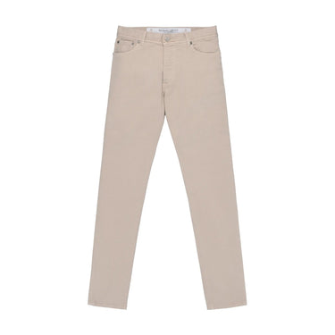 Richard J. Brown Cotton-Linen Blend Jeans in Beige - SARTALE