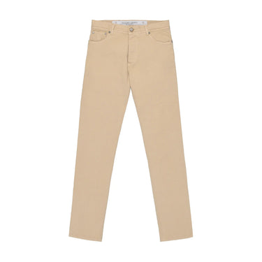 Richard J. Brown Cotton-Linen Blend Jeans in Creamy Yellow - SARTALE