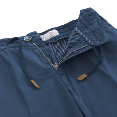 Richard J. Brown Cotton-Silk Blend Trousers in Blue - SARTALE