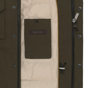 Sealup Hurricane Field Brushed Cotton Jacket in Military Green - SARTALE