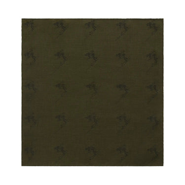 Simonnot Godard Printed Cashmere-Blend Pocket Square in Green - SARTALE