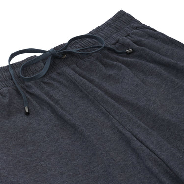 Zimmerli Cotton and Cashmere-Blend Drawstring Trousers in Blue - SARTALE