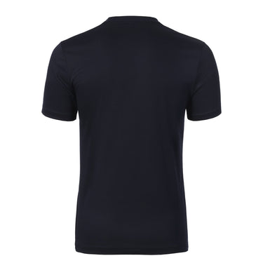 Zimmerli Crew-Neck Cotton T-Shirt in Dark Blue - SARTALE