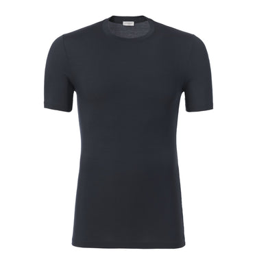 Zimmerli Crew-Neck T-Shirt in Midnight Blue - SARTALE