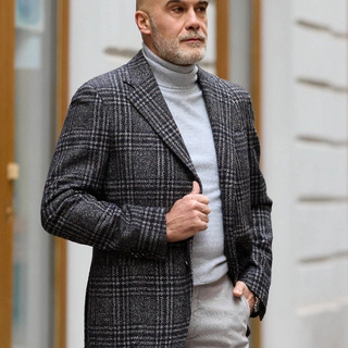 Knit Turtlenecks with Tailoring: How to Wear a Turtleneck with Suit