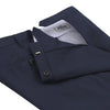 Classic Slim-Fit Wool Trousers in Crow Blue