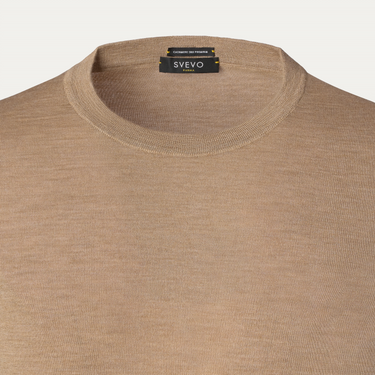 Svevo Crew-Neck Cashmere and Silk-Blend Sweater - SARTALE