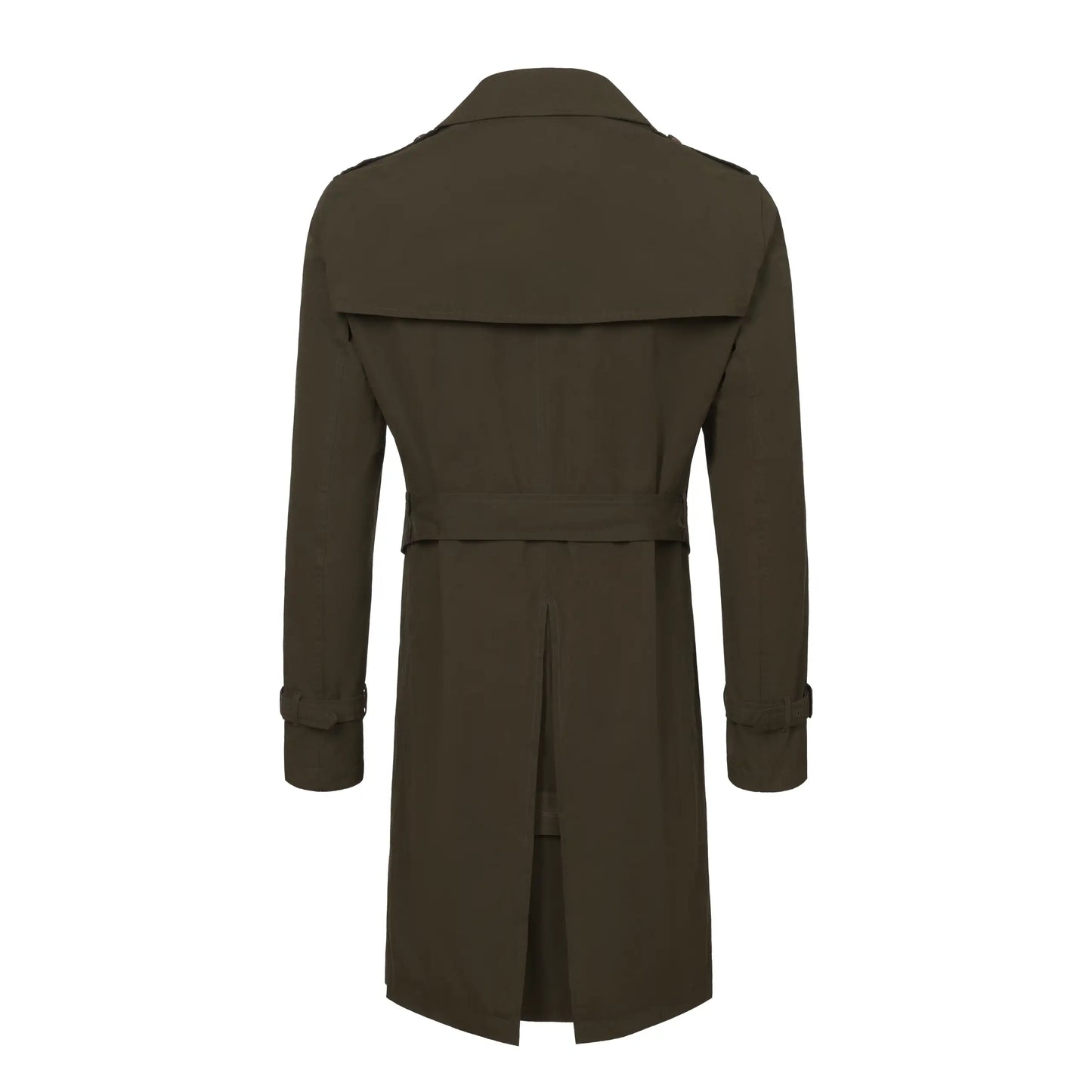 Classic Trench Coat in Military Green