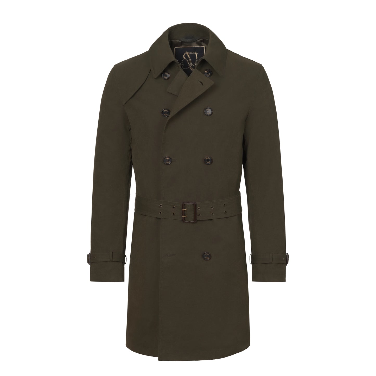 Classic Rain Trench Coat in Dark Green