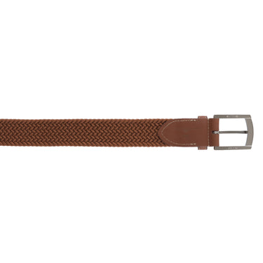 Elastic Braided Belt in Brick