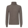Wool Turtleneck Sweater in Brown
