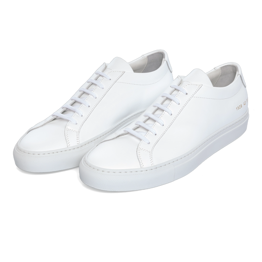 "Original Achilles" Nappa Leather Sneaker in White