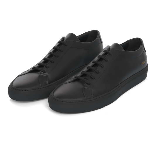 "Original Achilles" Nappa Leather Sneaker in Black