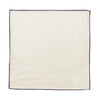 Cotton and Linen-Blend White Pocket Square