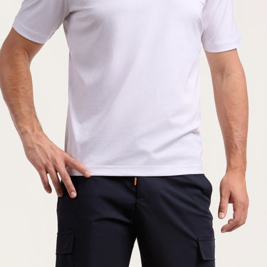 Cotton Crew-Neck T-Shirt in White