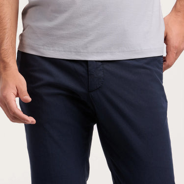 Slim-Fit Trousers in Greyish Dark Blue
