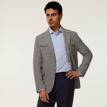 Single-Breasted Wool-Linen Jacket. Exclusively made for Sartale