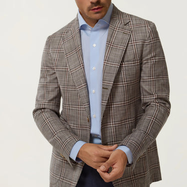 Single-Breasted Wool-Silk-Linen Jacket. Exclusively made for Sartale