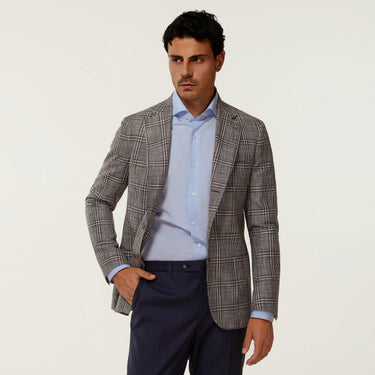 Single-Breasted Wool-Silk-Linen Jacket. Exclusively made for Sartale