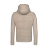 Cashmere-Wool Hooded Jacket in Beige