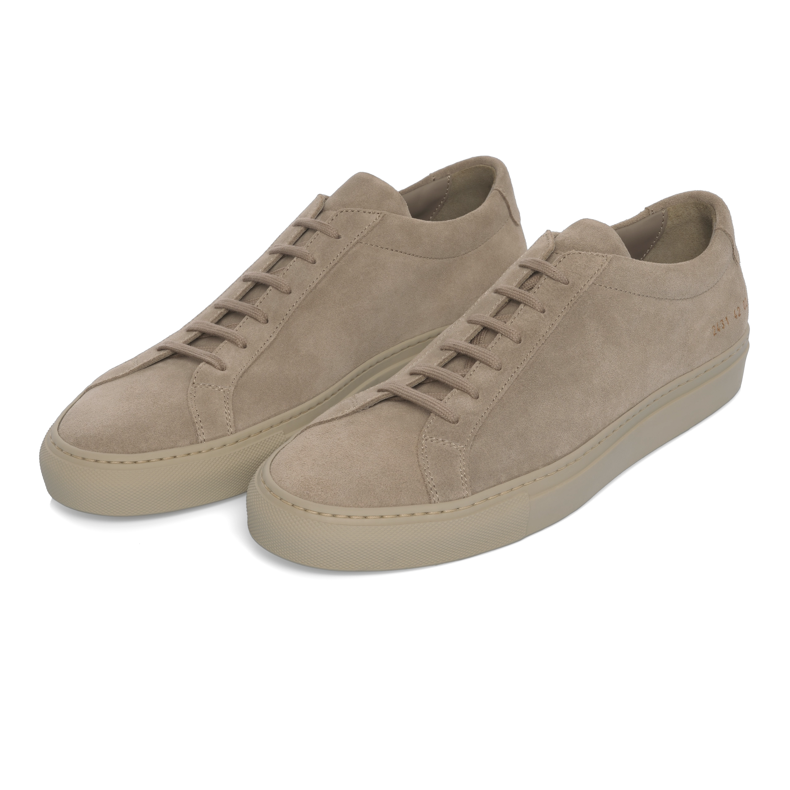 „Original Achilles“ Wildleder Sneaker in Taupe