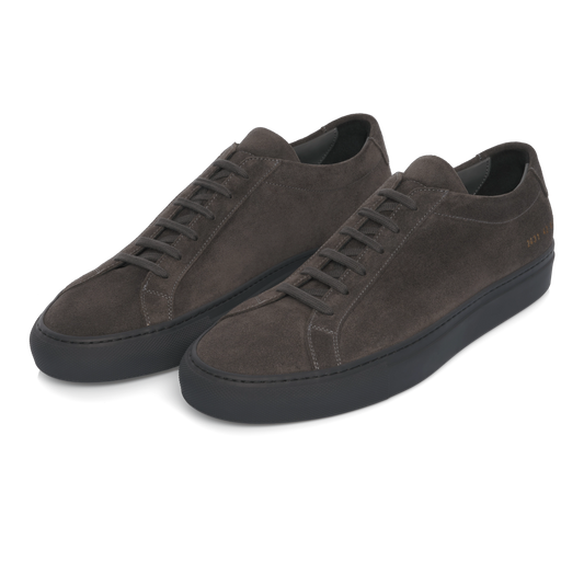 "Original Achilles" Suede Sneaker in Charcoal Grey