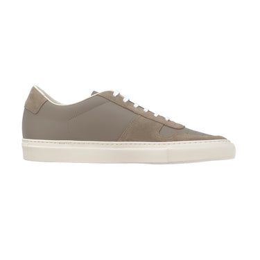 Bball Suede and Nappa Leather Sneaker in Taupe