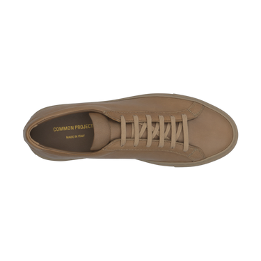 "Achilles Premium" Leather Sneaker in Taupe