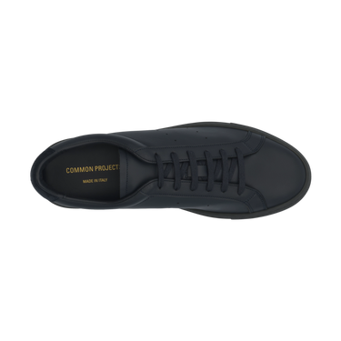 "Achilles Sport Premium" Leather Sneaker in Navy