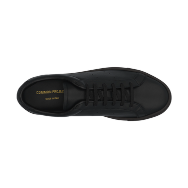 "Achilles Sport Premium" Leather Sneaker in Black