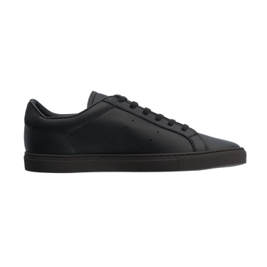 "Achilles Sport Premium" Leather Sneaker in Black