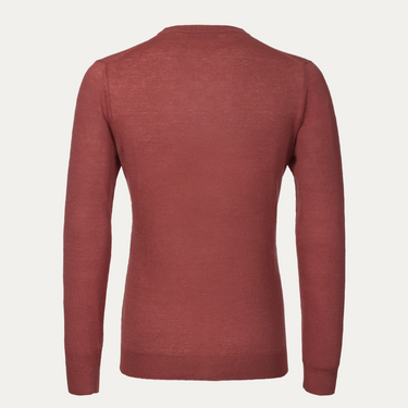 Camisa de manga larga de mezcla de lino y seda