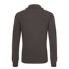 Wool Zip-Up Sweater in Mink Brown