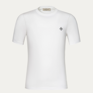 Cotton Crew-Neck T-Shirt in White