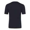 Cotton Crew-Neck T-Shirt in Space Blue