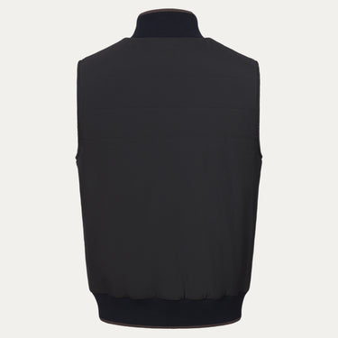 Cotton Padded Bodywarmer in Black