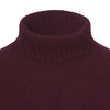 Cashmere Turtleneck Sweater in Grape Purple