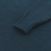 Cashmere Turtleneck Sweater in Teal Dark Blue